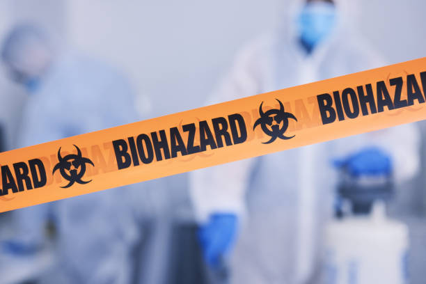 Professional Biohazard Cleanup technician working in Pineville, KY